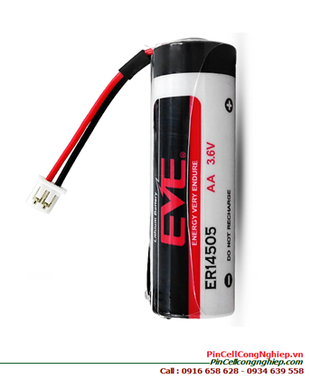 EVE ER14505; Pin nuôi nguồn EVE ER14505 lithium 3.6v AA 2600mAh (zắc cắm trắng)
